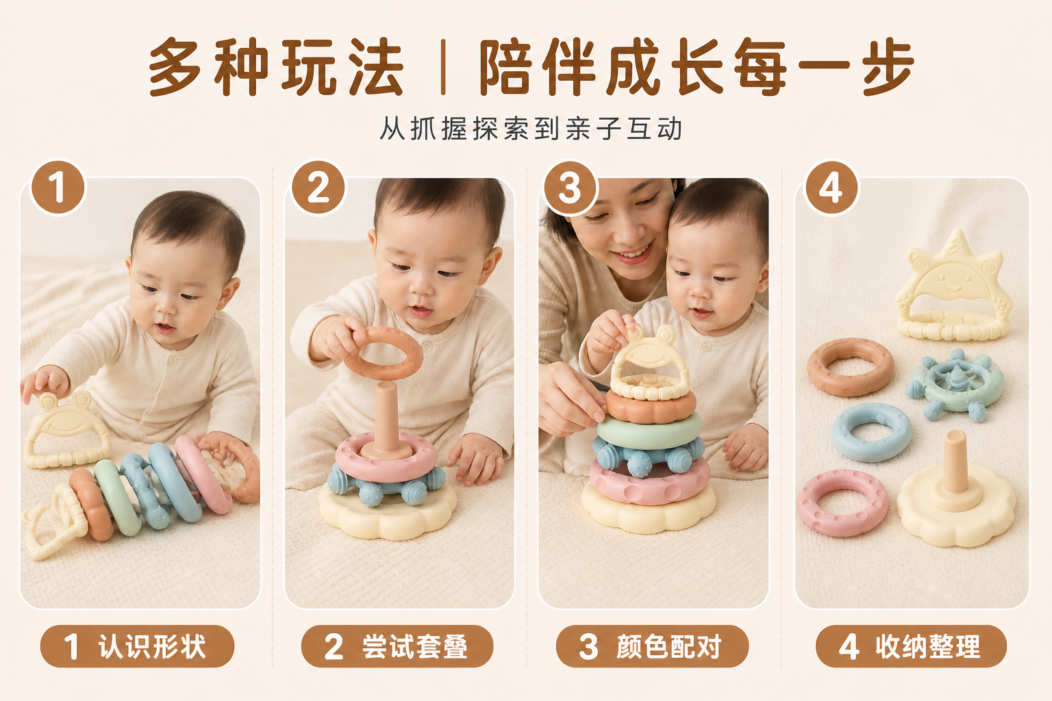 <span style="font-family:inter;"><span style="color:#2f4a52;"><strong>多阶段、多场景使用，适合家庭、早教与婴童礼赠</strong></span></span> <link href="https://fonts.googleapis.com/css?family=Inter" rel="stylesheet" type="text/css" />