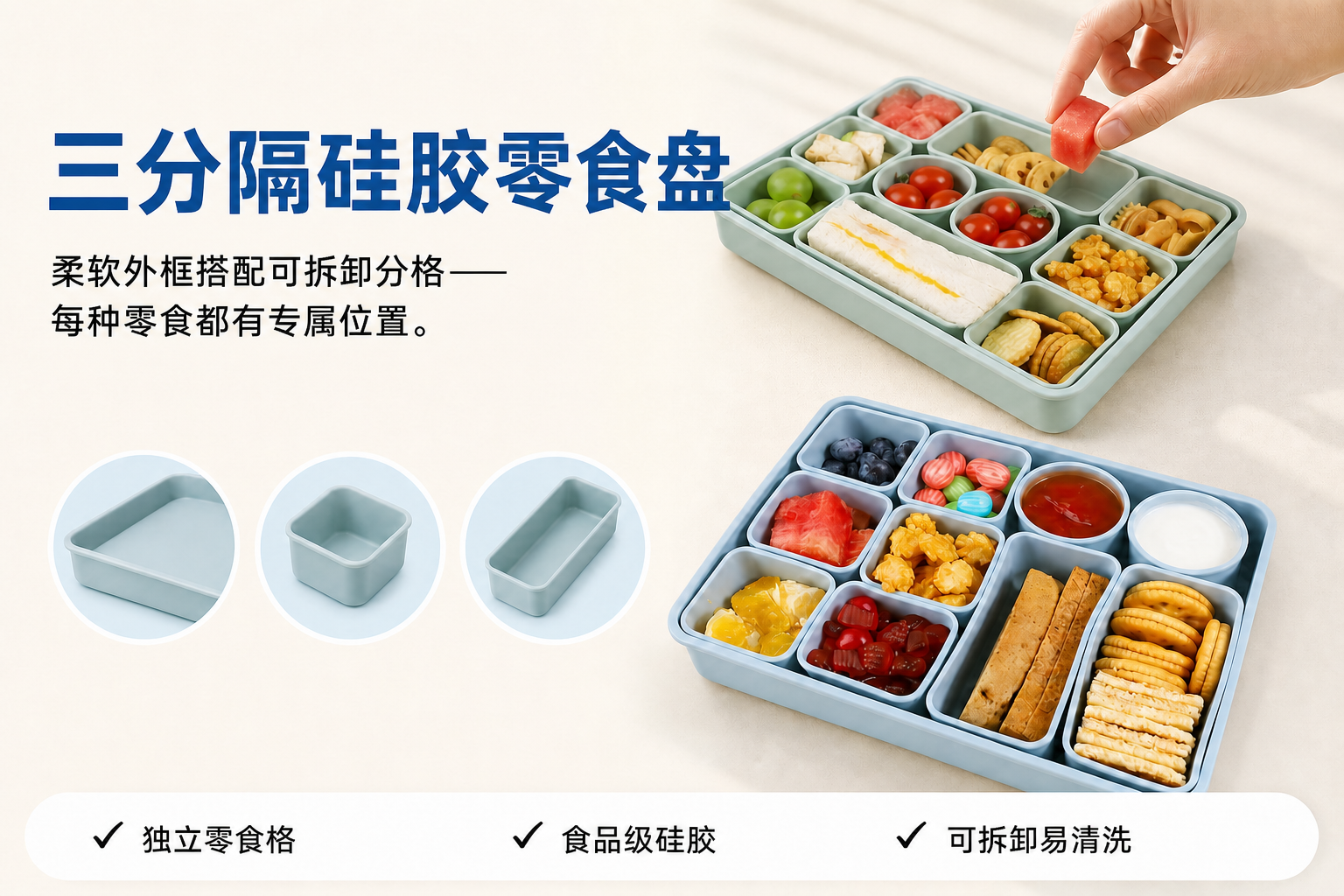 <span style="font-family:inter;"><span style="color:#2f4a52;"><strong>让餐食更整洁、更诱人的便当盒</strong></span></span> <link href="https://fonts.googleapis.com/css?family=Inter" rel="stylesheet" type="text/css" />