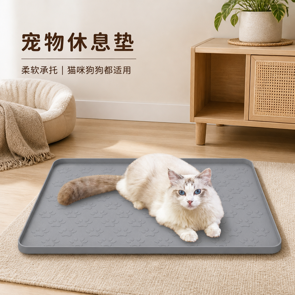 硅胶宠物垫 — 猫狗通用防护垫