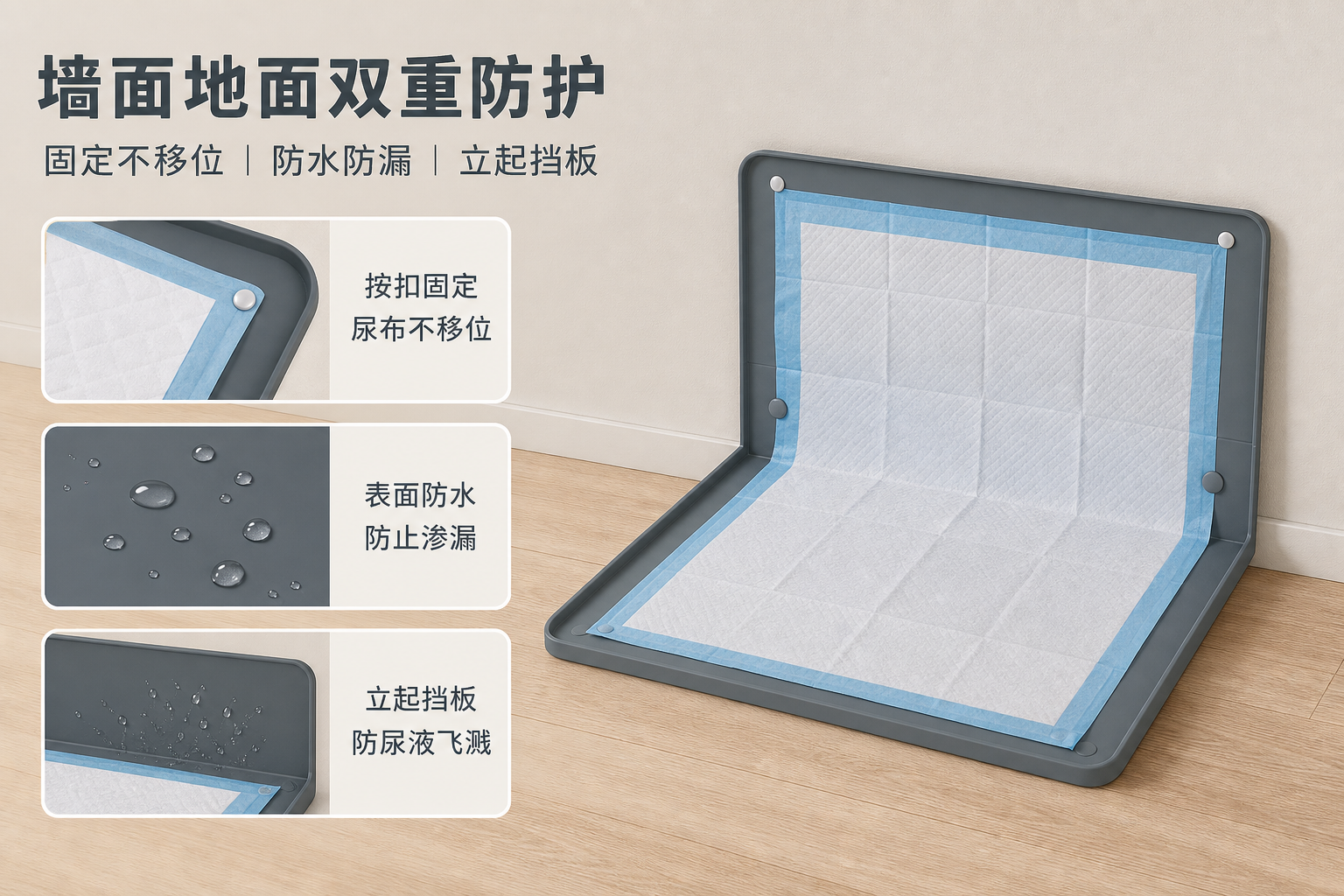 <span style="color:#2f4a52;"><span style="font-family:inter;"><strong>宠物如厕训练为什么选择我们的折叠式尿垫托盘</strong></span></span> <link href="https://fonts.googleapis.com/css?family=Inter" rel="stylesheet" type="text/css" />