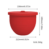 适用于倾斜头 5 夸脱 KitchenAid 搅拌机的硅胶碗内衬 KitchenAid 立式搅拌机带盖内衬 硅胶碗内衬