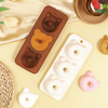 热门排名 食品级硅胶圆形甜甜圈模具易脱模烤箱蛋糕烘焙工具