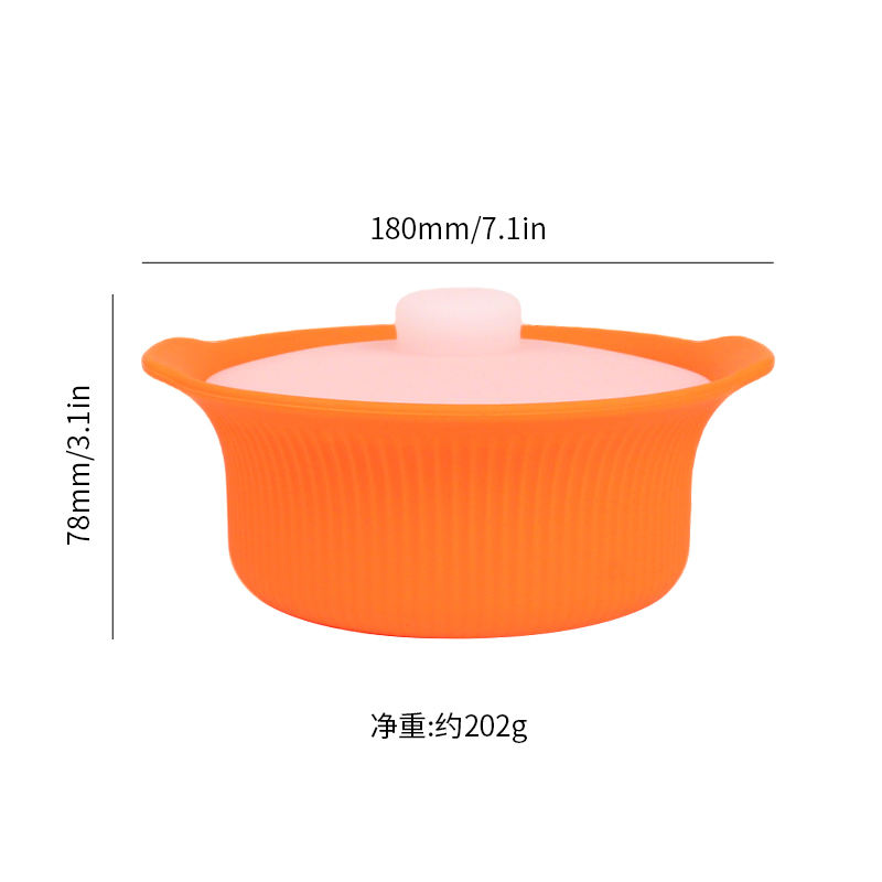 2026 新品微波炉硅胶食品蒸锅碗蒸锅锅具