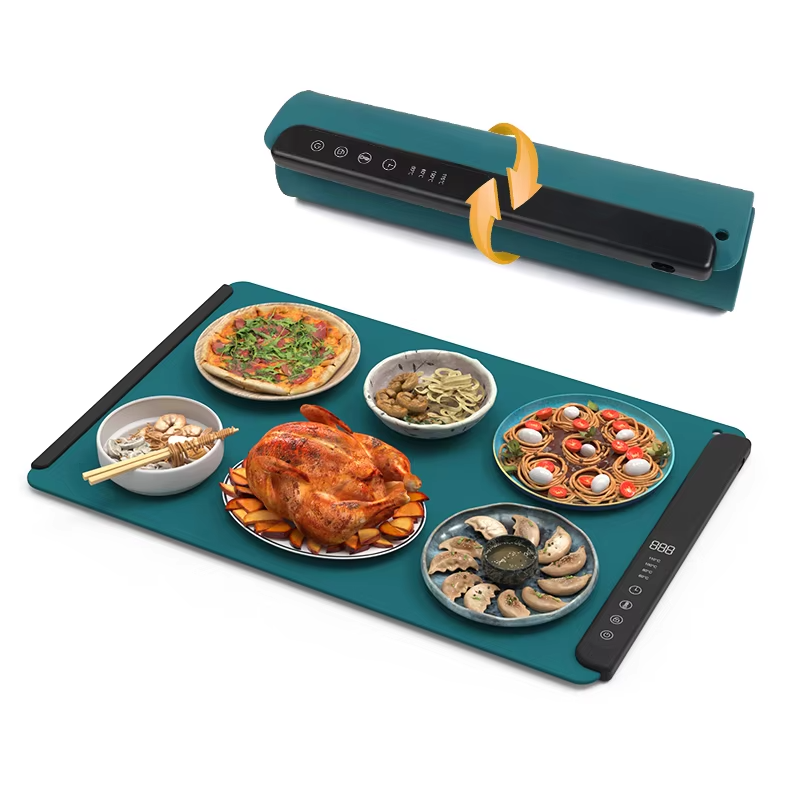 灵活折叠硅胶加热垫厨房食物保温器加热垫舒适方便