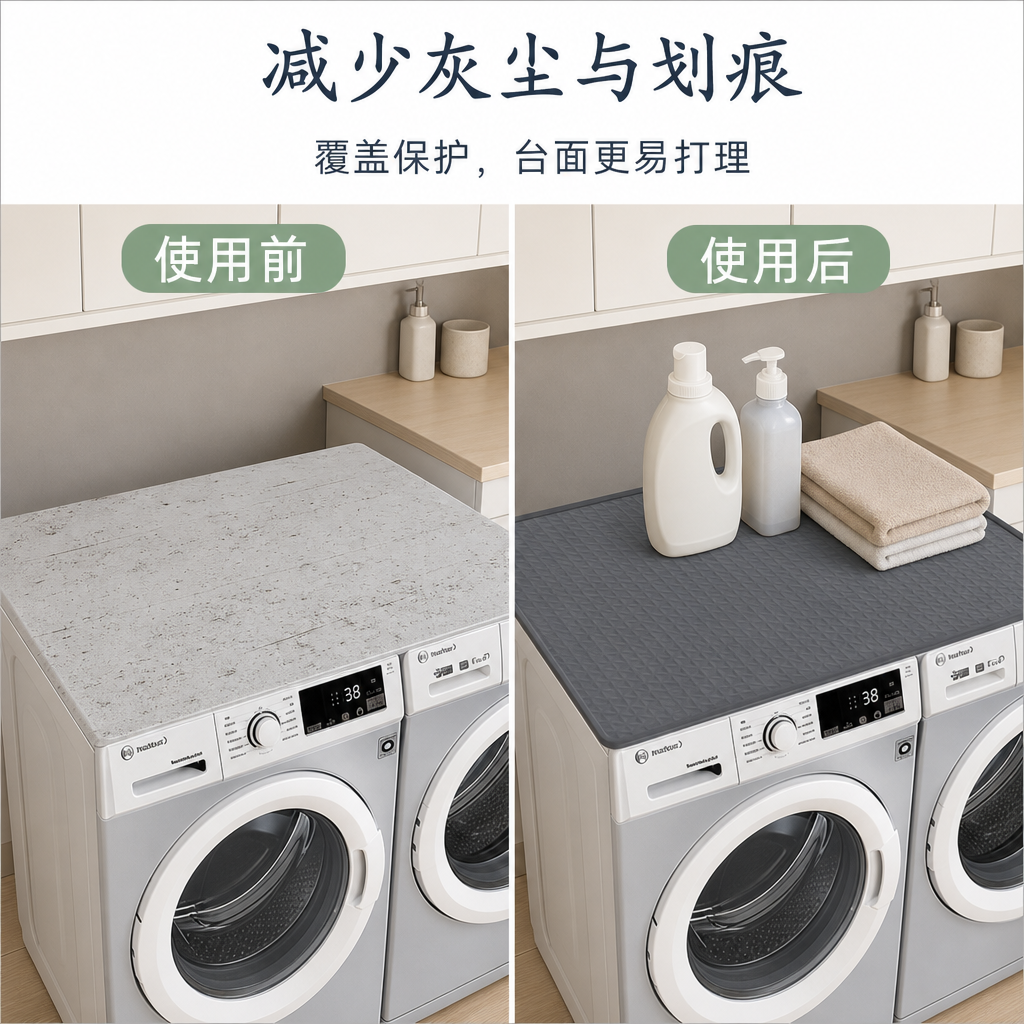 多尺寸洗衣机硅胶防护垫 — 家电家居保护垫