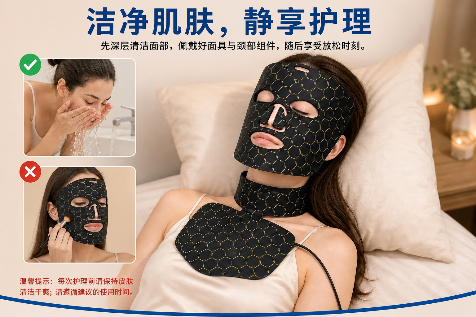 <span style="font-family:inter;"><span style="color:#2f4a52;"><strong>通用设计，适配家庭和美容院使用 </strong></span></span> <link href="https://fonts.googleapis.com/css?family=Inter" rel="stylesheet" type="text/css" />
