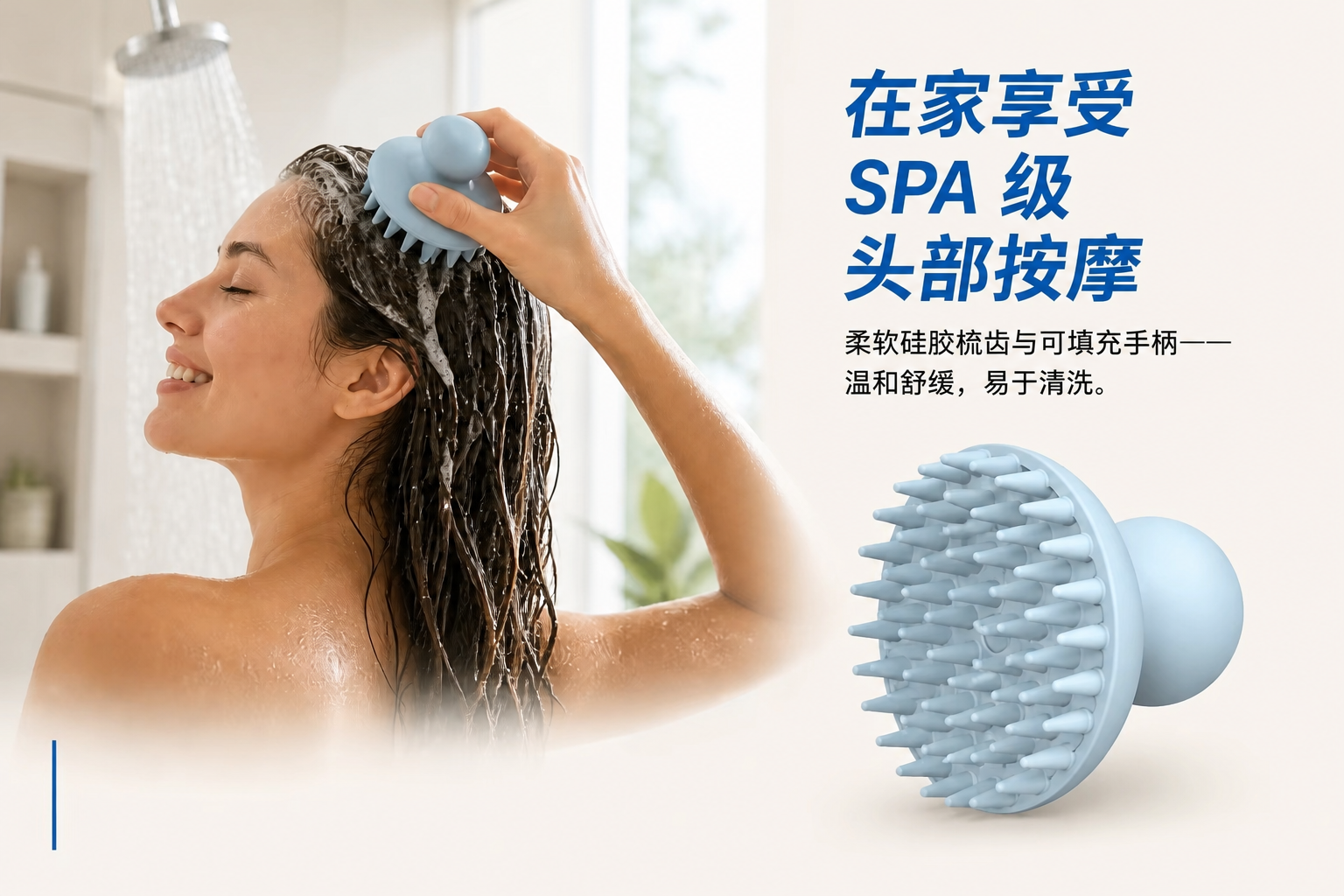 <span style="font-family:inter;"><span style="color:#2f4a52;"><strong>柔软、温和、适合沐浴时的设计</strong></span></span> <link href="https://fonts.googleapis.com/css?family=Inter" rel="stylesheet" type="text/css" />