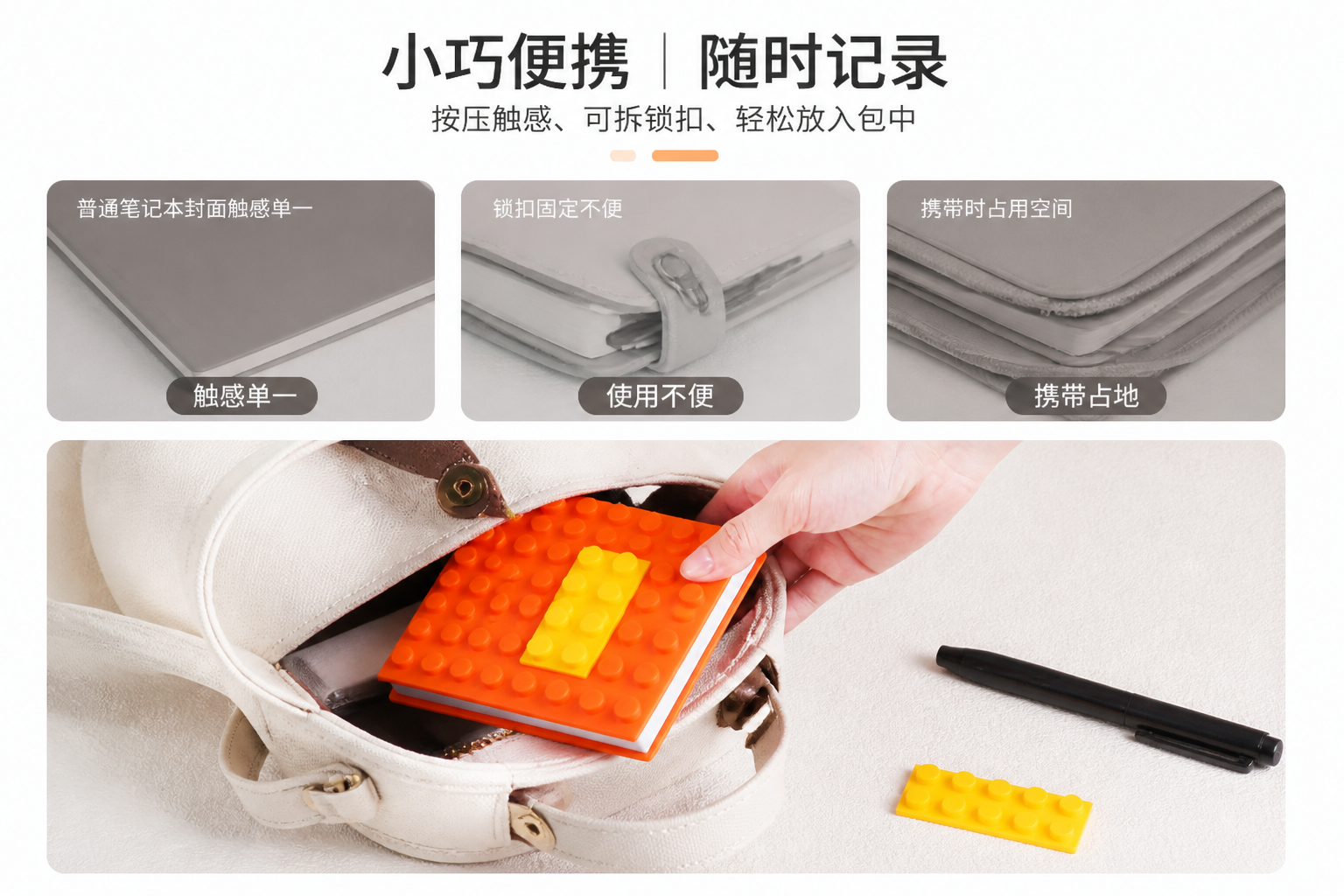 <span style="font-family:inter;"><span style="color:#2f4a52;"><strong>为触感单一、封面易留痕和携带不便而设计</strong></span></span> <link href="https://fonts.googleapis.com/css?family=Inter" rel="stylesheet" type="text/css" />