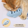 猫薄荷猫咪啃咬硅胶玩具 — 鱼形洁牙设计