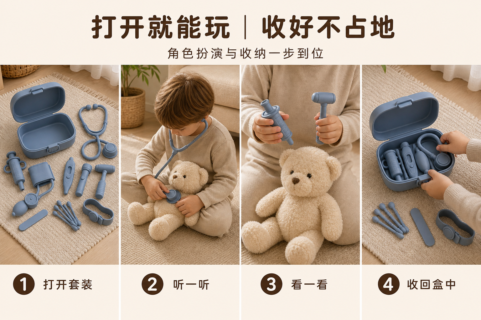 <span style="font-family:inter;"><span style="color:#2f4a52;"><strong>多场景角色扮演，适合家庭、幼儿园与节日送礼</strong></span></span> <link href="https://fonts.googleapis.com/css?family=Inter" rel="stylesheet" type="text/css" />