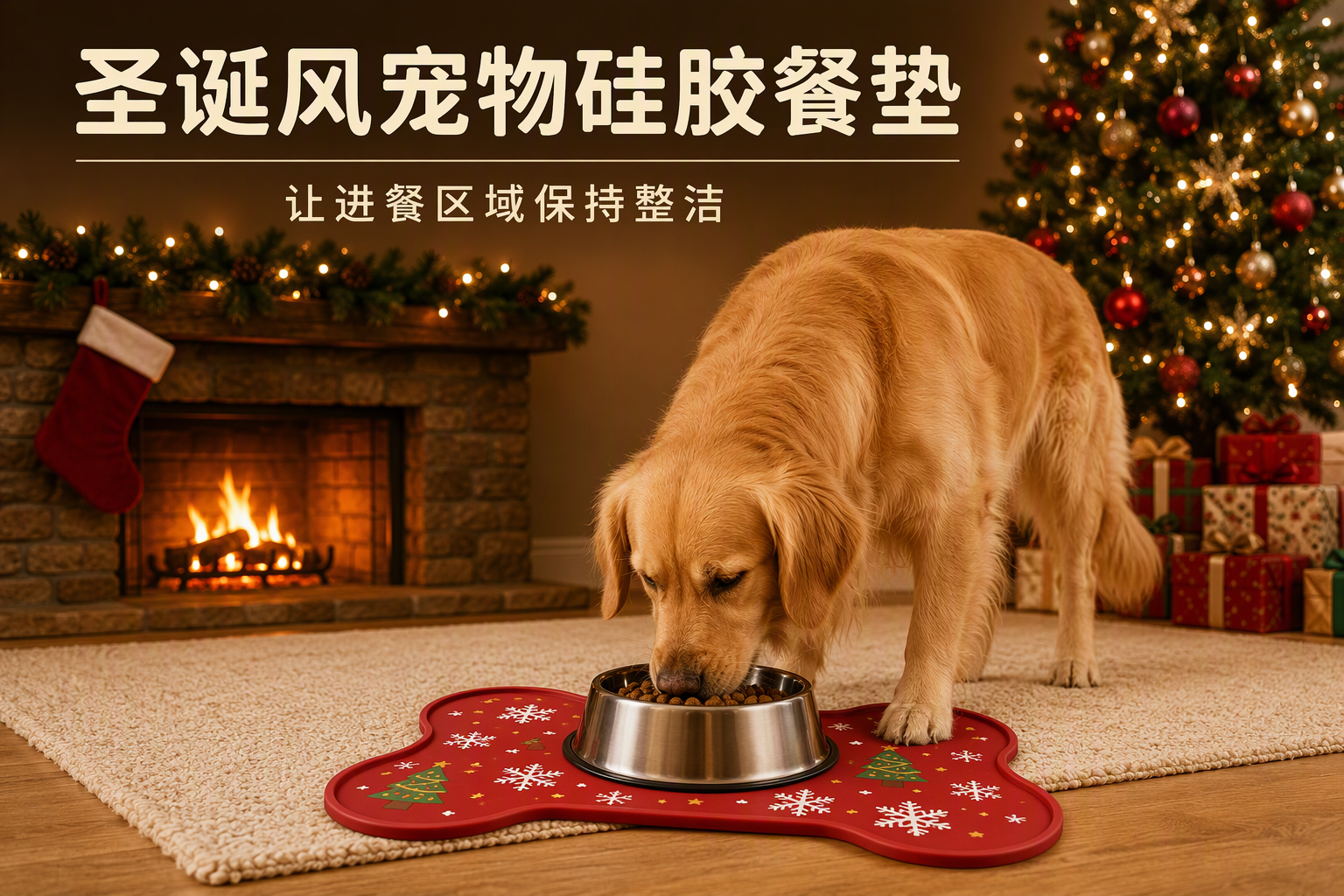 柔软硅胶、加高围边、背面吸盘的宠物餐垫设计<br /> <link href="https://fonts.googleapis.com/css?family=Inter" rel="stylesheet" type="text/css" />