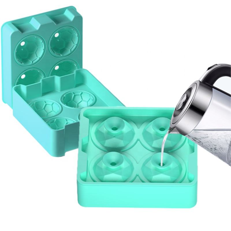 定制 Moldes De Hielo 硅胶冰模球树脂硅胶模具冰块托盘制造商适用于威士忌鸡尾酒饮料