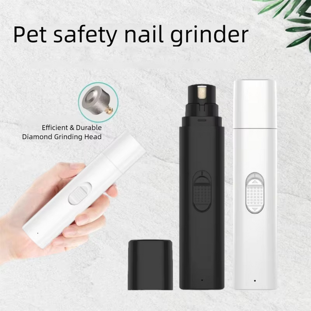 低噪音设计热销宠物指甲美容工具 USB 充电电动宠物狗指甲研磨机适用于狗猫
