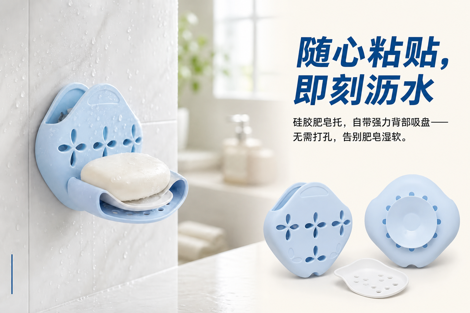 <span style="color:#2f4a52;"><span style="font-family:inter;"><strong>浴室主理人为什么选择我们的吸盘肥皂架</strong></span></span> <link href="https://fonts.googleapis.com/css?family=Inter" rel="stylesheet" type="text/css" />