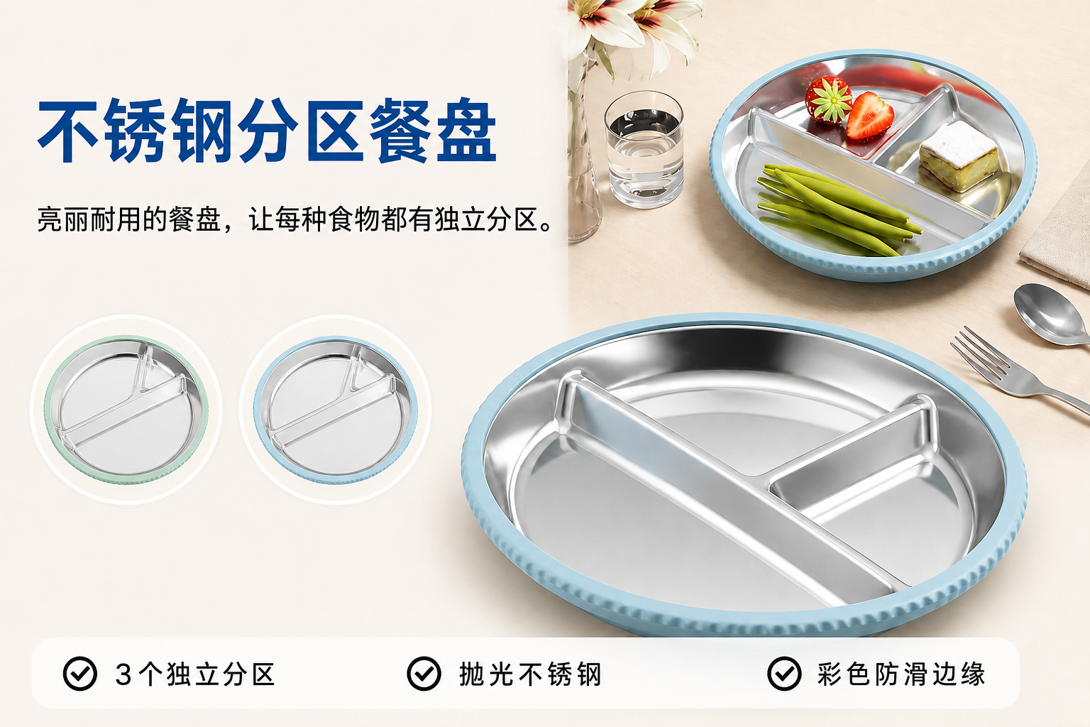 <span style="font-family:inter;"><span style="color:#2f4a52;"><strong>分隔板可实现均衡且无混乱的喂养</strong></span></span> <link href="https://fonts.googleapis.com/css?family=Inter" rel="stylesheet" type="text/css" />