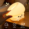 拍手圣诞灯 LED 智能三速可爱硅胶夜灯房间护眼睡眠氛围拍手灯