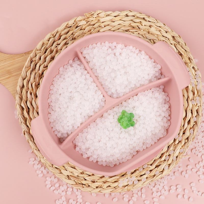 定制婴儿喂食碗套装，带吸盘底座食品级无毒不含 BPA 硅胶婴儿碗适合幼儿