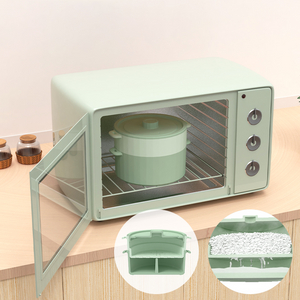 硅胶蒸锅炊具蔬菜备餐食物可拆卸架子不含 BPA 蒸锅碗