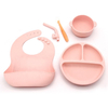新款硅胶婴儿盘带吸力环保 Platos De Silicona Para Bebes 适合婴儿无毒 Platos De Silicona