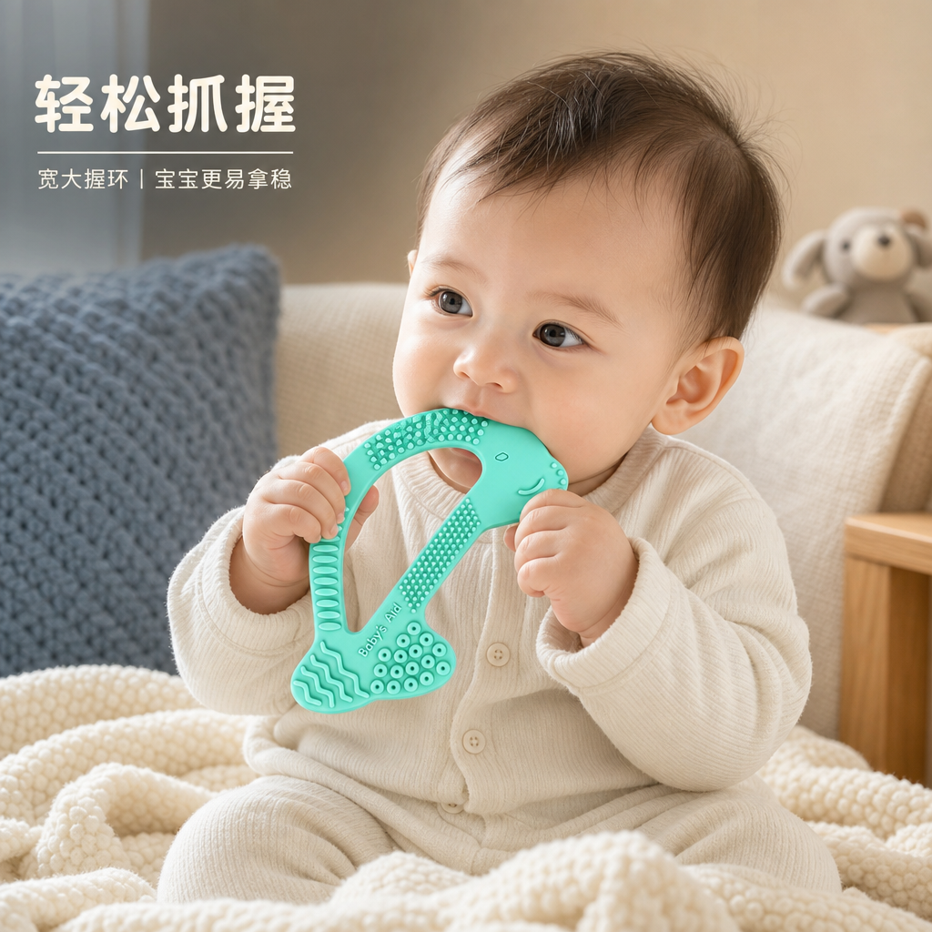 婴儿硅胶磨牙器 — 婴幼儿咬咬玩具