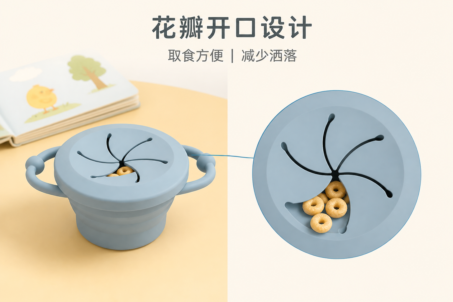 <span style="color:#2f4a52;"><span style="font-family:inter;"><strong>儿童外出为什么选择我们的便携可折叠零食杯</strong></span></span> <link href="https://fonts.googleapis.com/css?family=Inter" rel="stylesheet" type="text/css" />