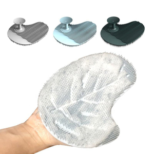 笑脸洗碗海绵厨房清洁带手柄 Cepillo Para Lavar Platos 硅胶洗碗刷