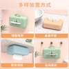 带吸盘的硅胶纸巾盒 — 纸巾收纳盒