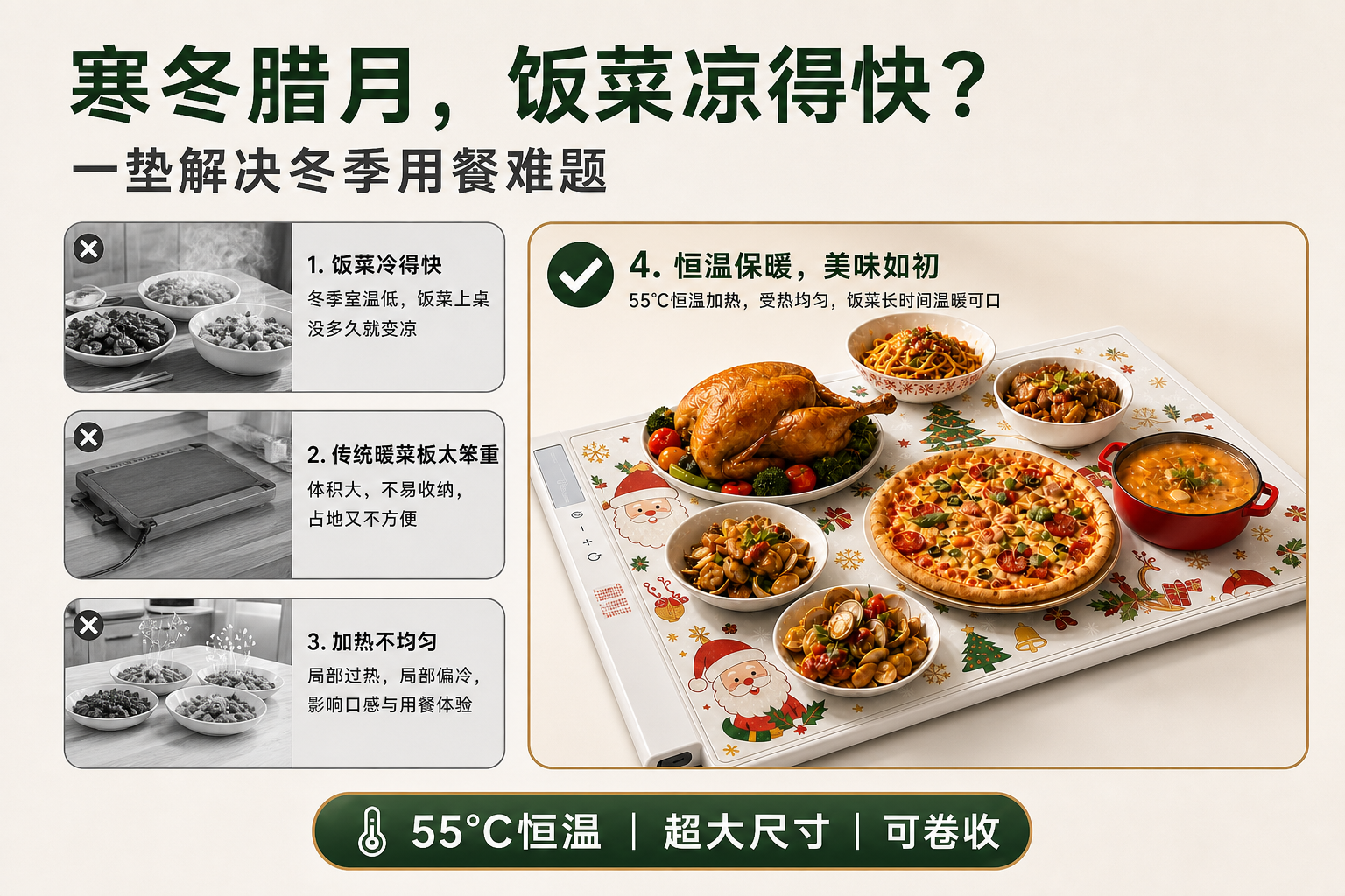 <span style="font-family:inter;"><span style="color:#2f4a52;"><strong>为更少加热、更从容的冬季用餐而设计</strong></span></span> <link href="https://fonts.googleapis.com/css?family=Inter" rel="stylesheet" type="text/css" />