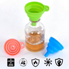 Wellfine 硅胶可折叠大漏斗工具厨房小工具配件水瓶液体转移漏斗