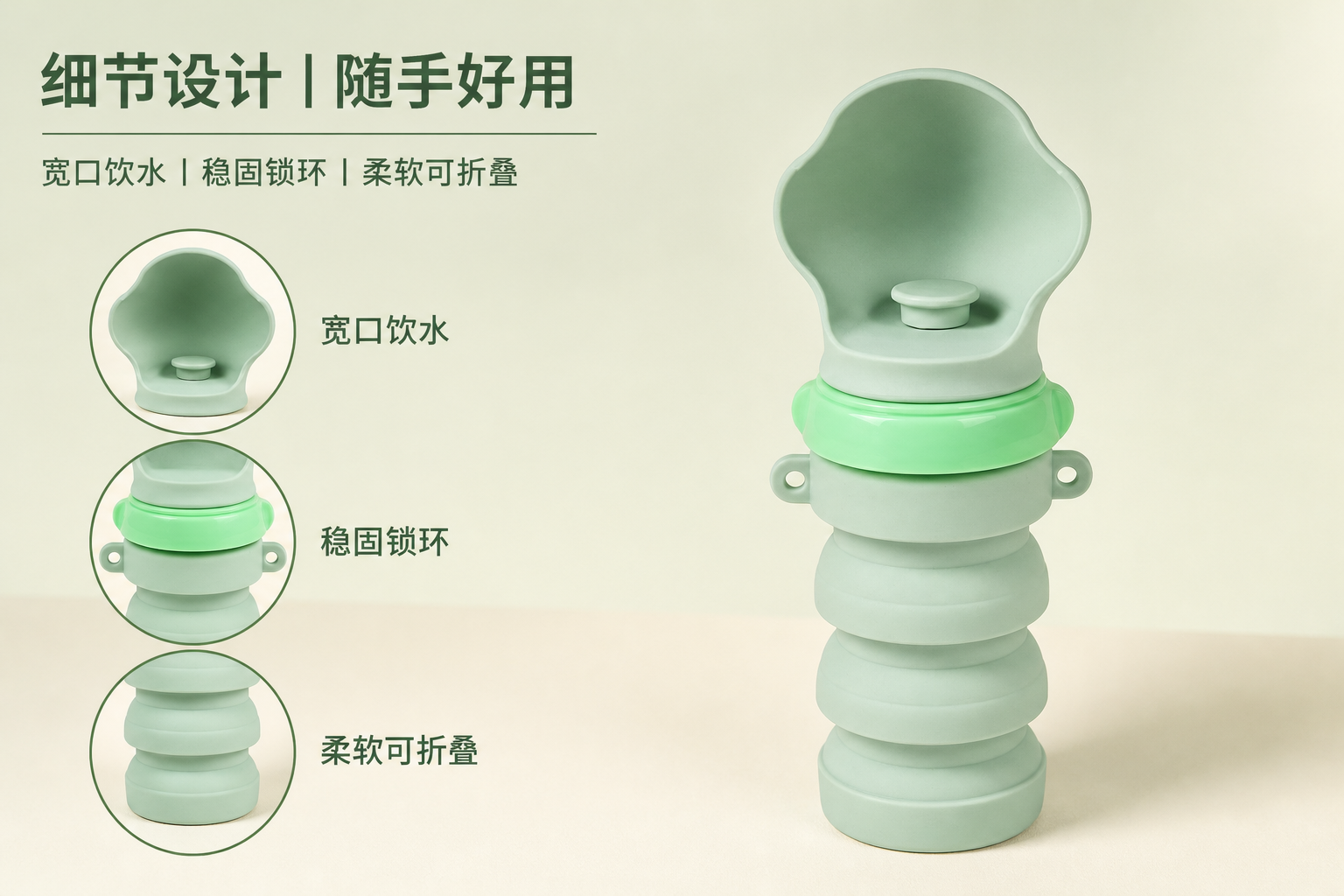 <span style="font-family:inter;"><span style="color:#2f4a52;"><strong>让外出饮水更方便、更整洁、更省空间的便携水杯</strong></span></span> <link href="https://fonts.googleapis.com/css?family=Inter" rel="stylesheet" type="text/css" />