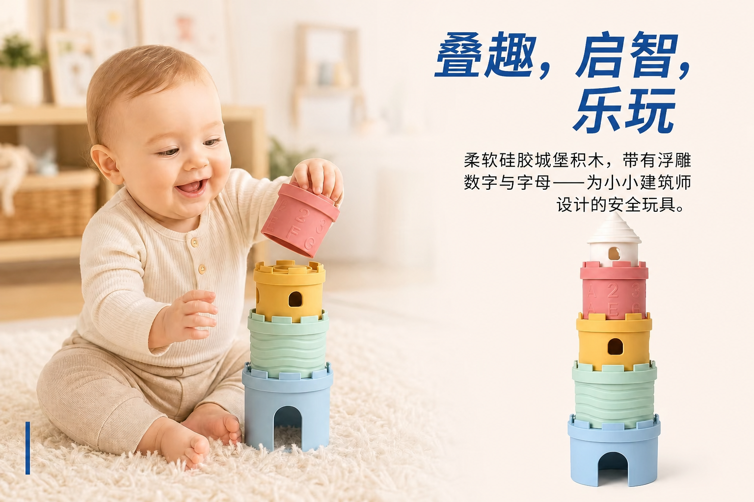 <span style="font-family:inter;"><span style="color:#2f4a52;"><strong>柔软、安全且充满想象力的硅胶设计</strong></span></span><br /> <link href="https://fonts.googleapis.com/css?family=Inter" rel="stylesheet" type="text/css" />