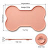 顶级硅胶宠物喂食垫带吸盘防滑可折叠狗猫粮碗垫易清洁宠物餐垫托盘
