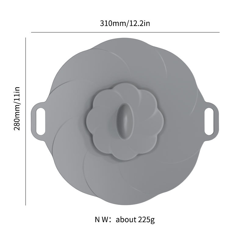 Wellfine 防溢盖塞平底锅炊具零件硅胶锅盖