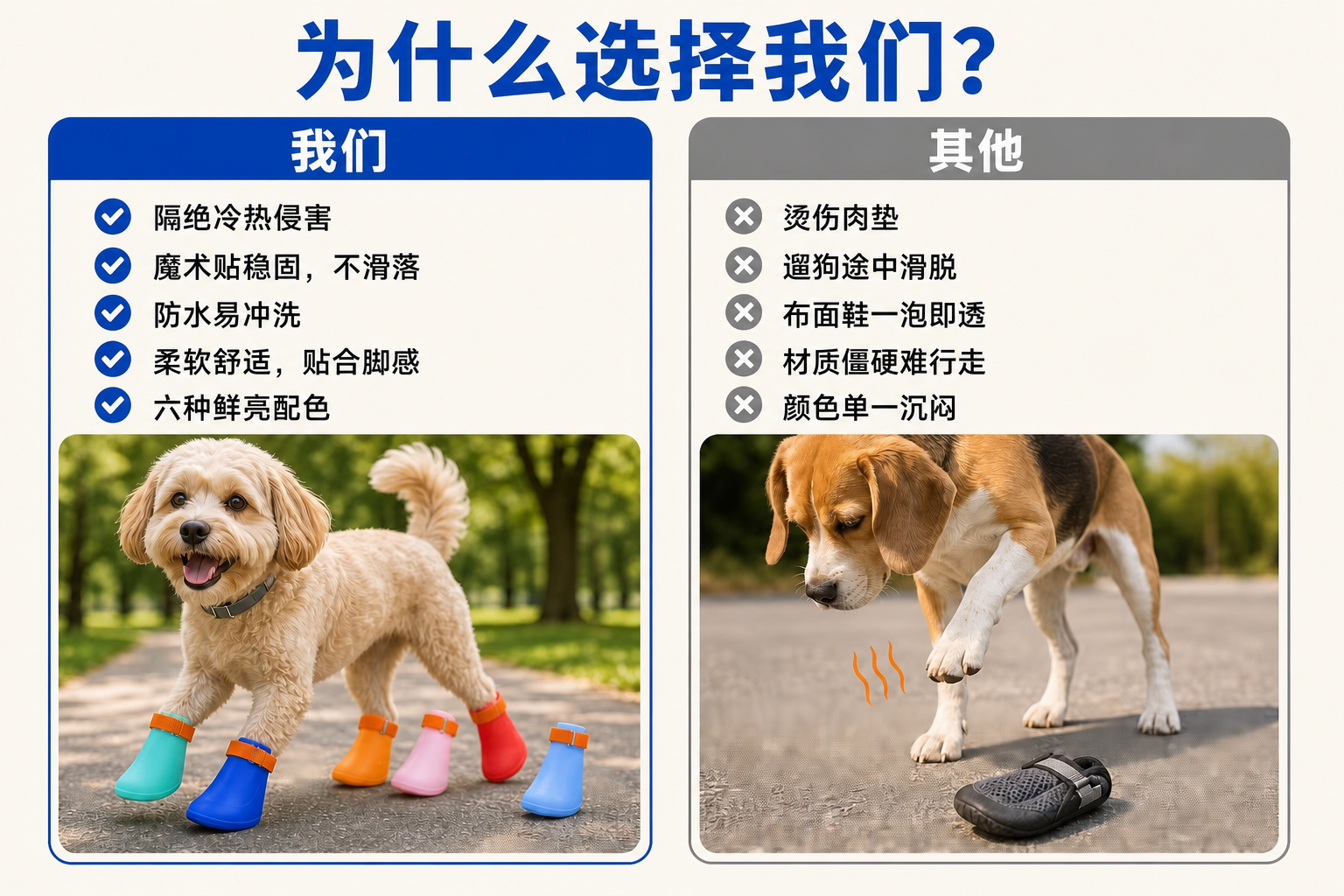 <span style="color:#2f4a52;"><span style="font-family:inter;"><strong>为什么为宠物父母选择我们的硅胶狗靴</strong></span></span> <link href="https://fonts.googleapis.com/css?family=Inter" rel="stylesheet" type="text/css" />