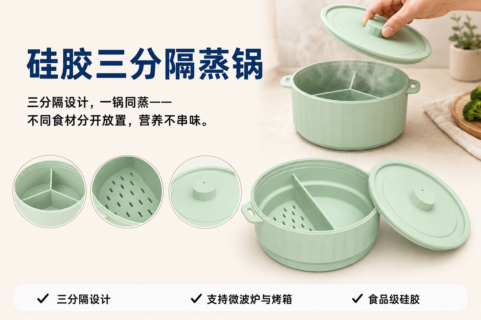 <span style="font-family:inter;"><span style="color:#2f4a52;"><strong>多功能锅，让用餐更健康、更快速</strong></span></span> <link href="https://fonts.googleapis.com/css?family=Inter" rel="stylesheet" type="text/css" />