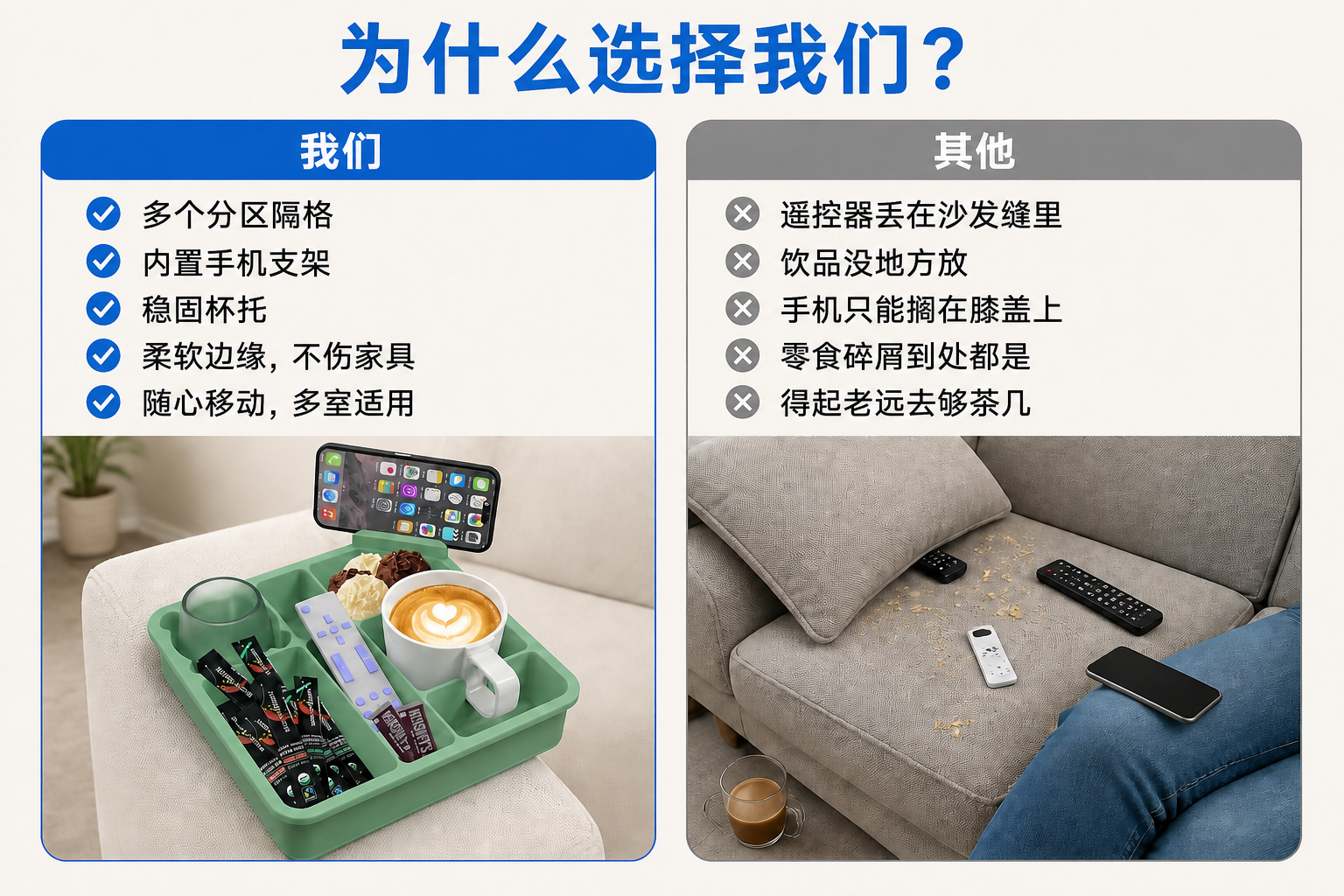 <span style="color:#2f4a52;"><span style="font-family:inter;"><strong>居家生活为什么选择我们的多分隔托盘</strong></span></span> <link href="https://fonts.googleapis.com/css?family=Inter" rel="stylesheet" type="text/css" />