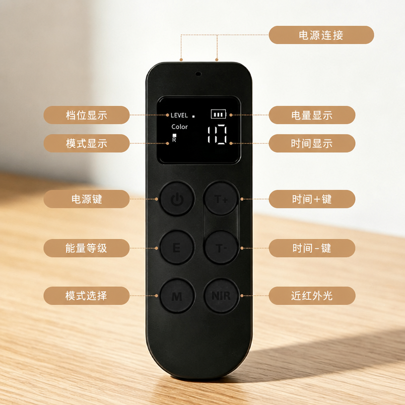 LED光疗面罩 — 面颈部红光及红外光