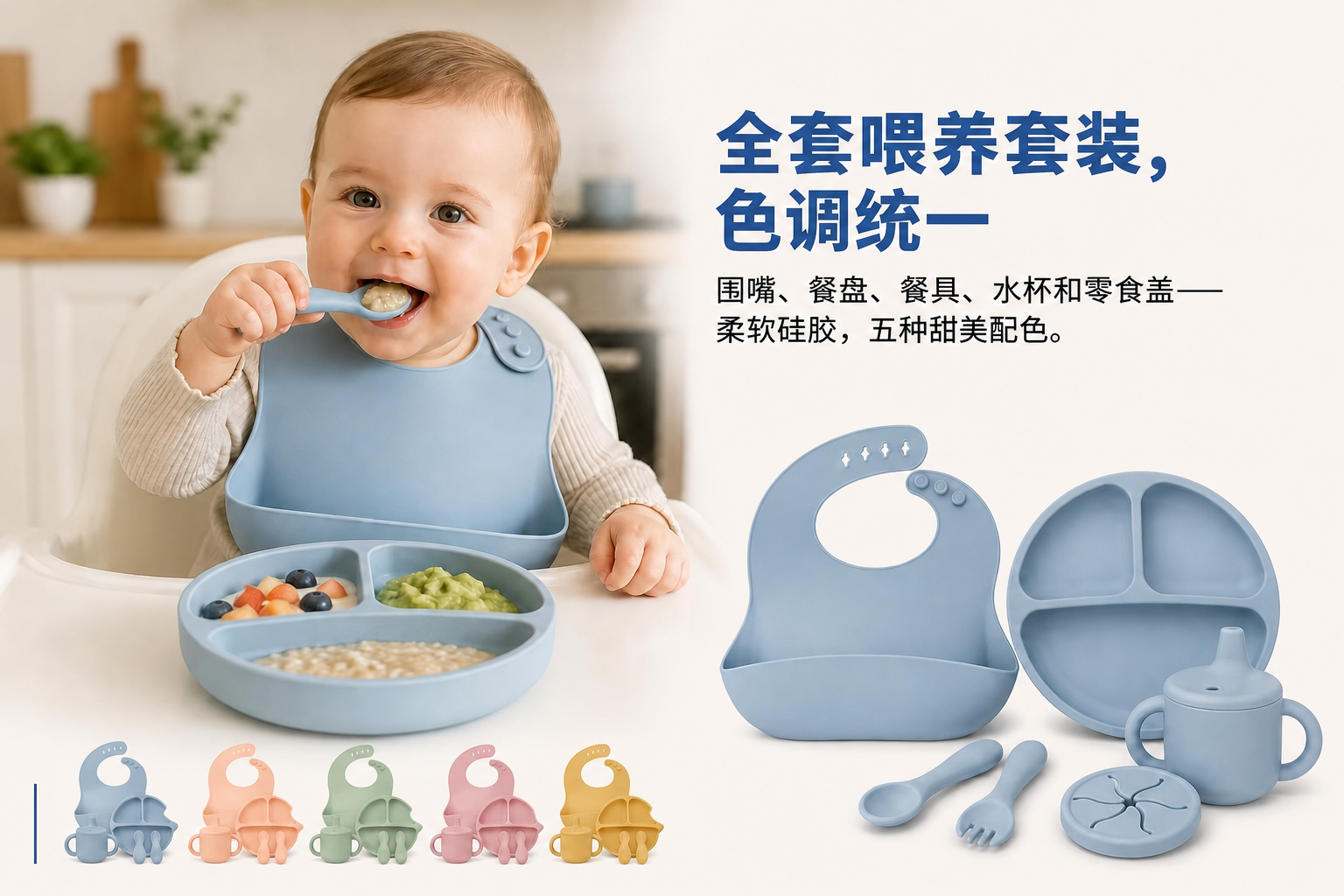 <span style="font-family:inter;"><span style="color:#2f4a52;"><strong>柔软、灵活且易于喂食的硅胶设计</strong></span></span><br /> <link href="https://fonts.googleapis.com/css?family=Inter" rel="stylesheet" type="text/css" />