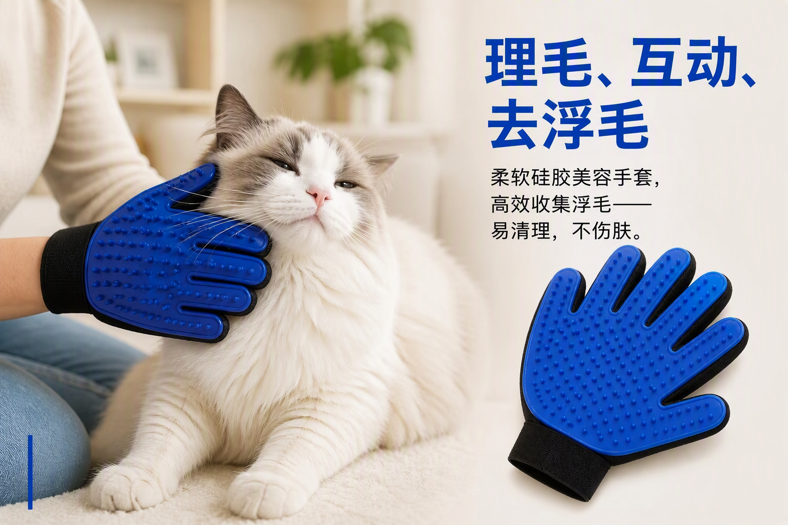 <span style="font-family:inter;"><span style="color:#2f4a52;"><strong>柔软、温和、集毛设计的硅胶设计</strong></span></span><br /> <link href="https://fonts.googleapis.com/css?family=Inter" rel="stylesheet" type="text/css" />