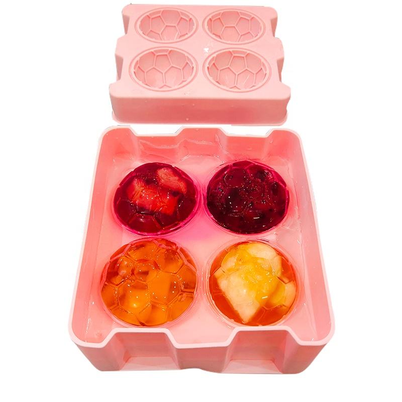 定制 Moldes De Hielo 硅胶冰模球树脂硅胶模具冰块托盘制造商适用于威士忌鸡尾酒饮料