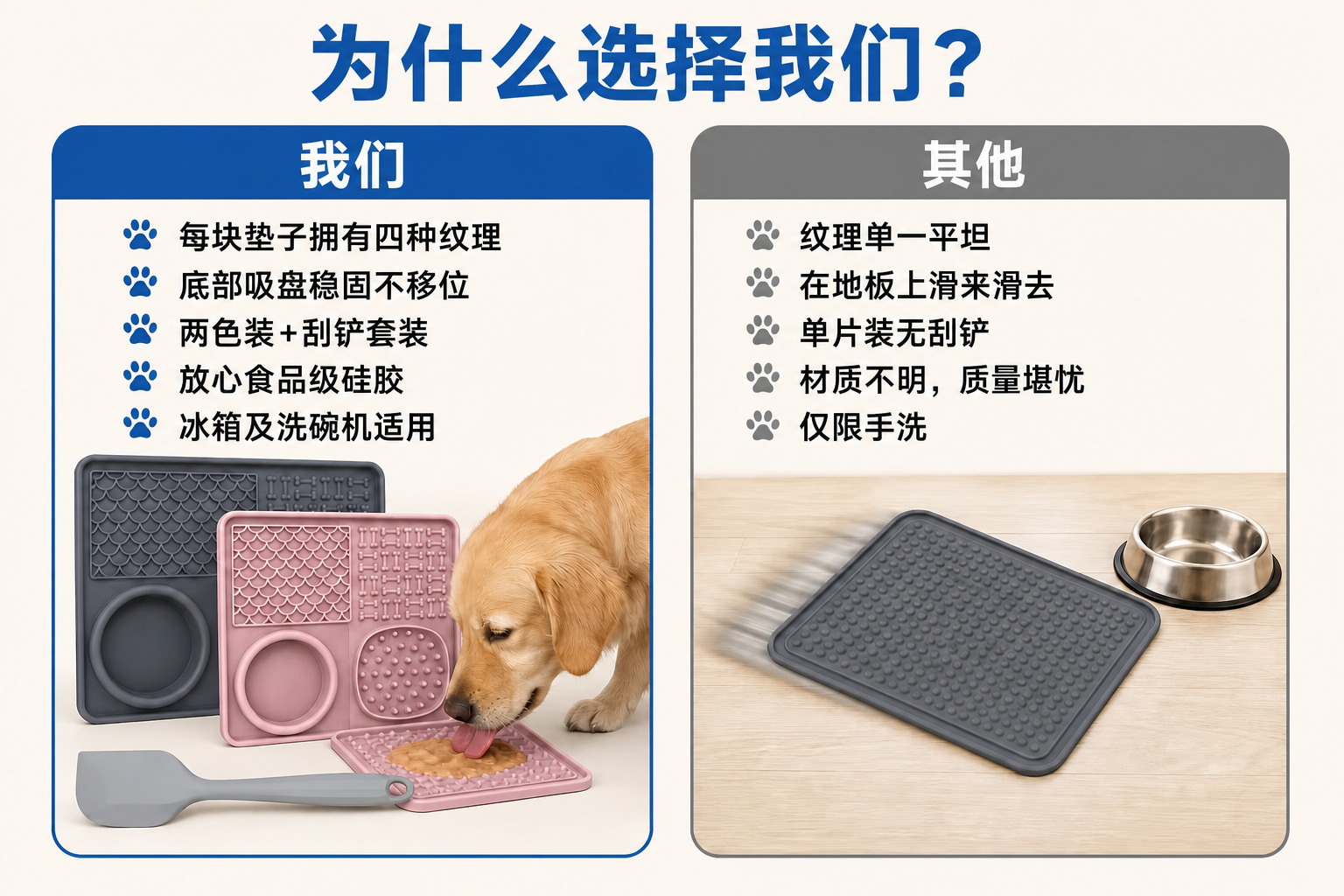 <span style="color:#2f4a52;"><span style="font-family:inter;"><strong>为什么为宠物父母选择我们的舔垫套装</strong></span></span> <link href="https://fonts.googleapis.com/css?family=Inter" rel="stylesheet" type="text/css" />