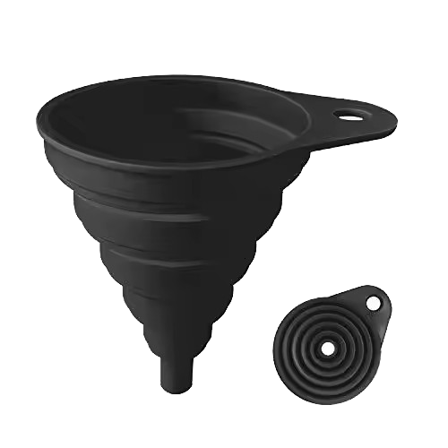 Wellfine 硅胶可折叠大漏斗工具厨房小工具配件水瓶液体转移漏斗