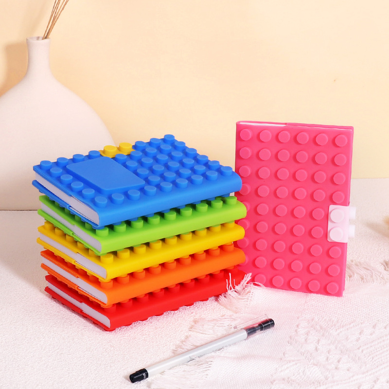Wellfine 新品 A6 办公硅胶笔记本垫 积木垫