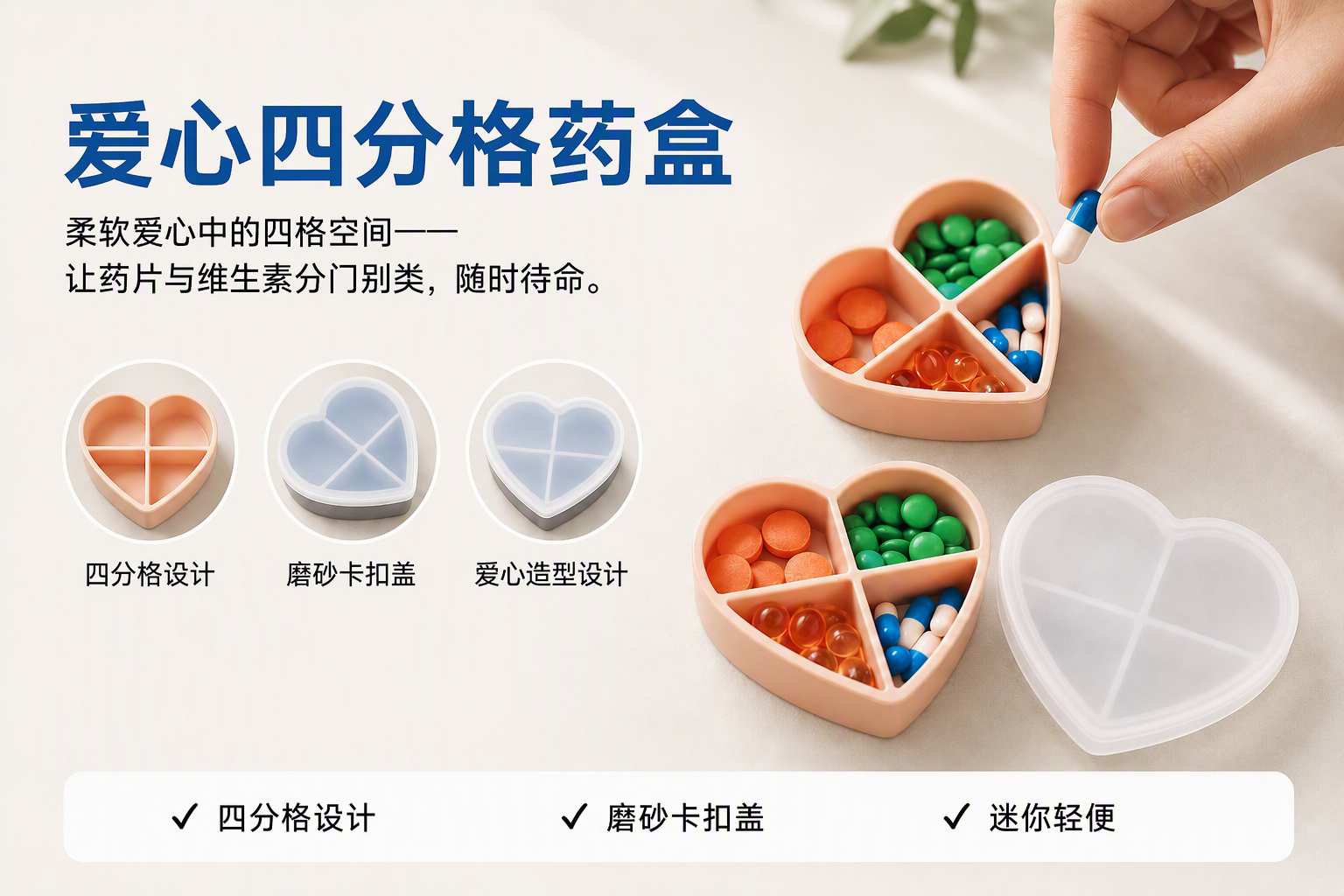 <span style="font-family:inter;"><span style="color:#2f4a52;"><strong>让日常流程更简单、更有序的药盒</strong></span></span> <link href="https://fonts.googleapis.com/css?family=Inter" rel="stylesheet" type="text/css" />