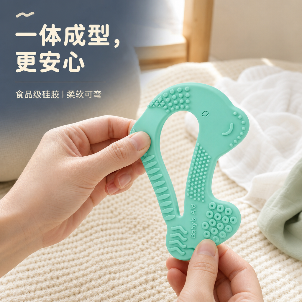 婴儿硅胶磨牙器 — 婴幼儿咬咬玩具
