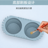 可折叠双格硅胶洗笔桶 — 绘画工具清洗收纳杯