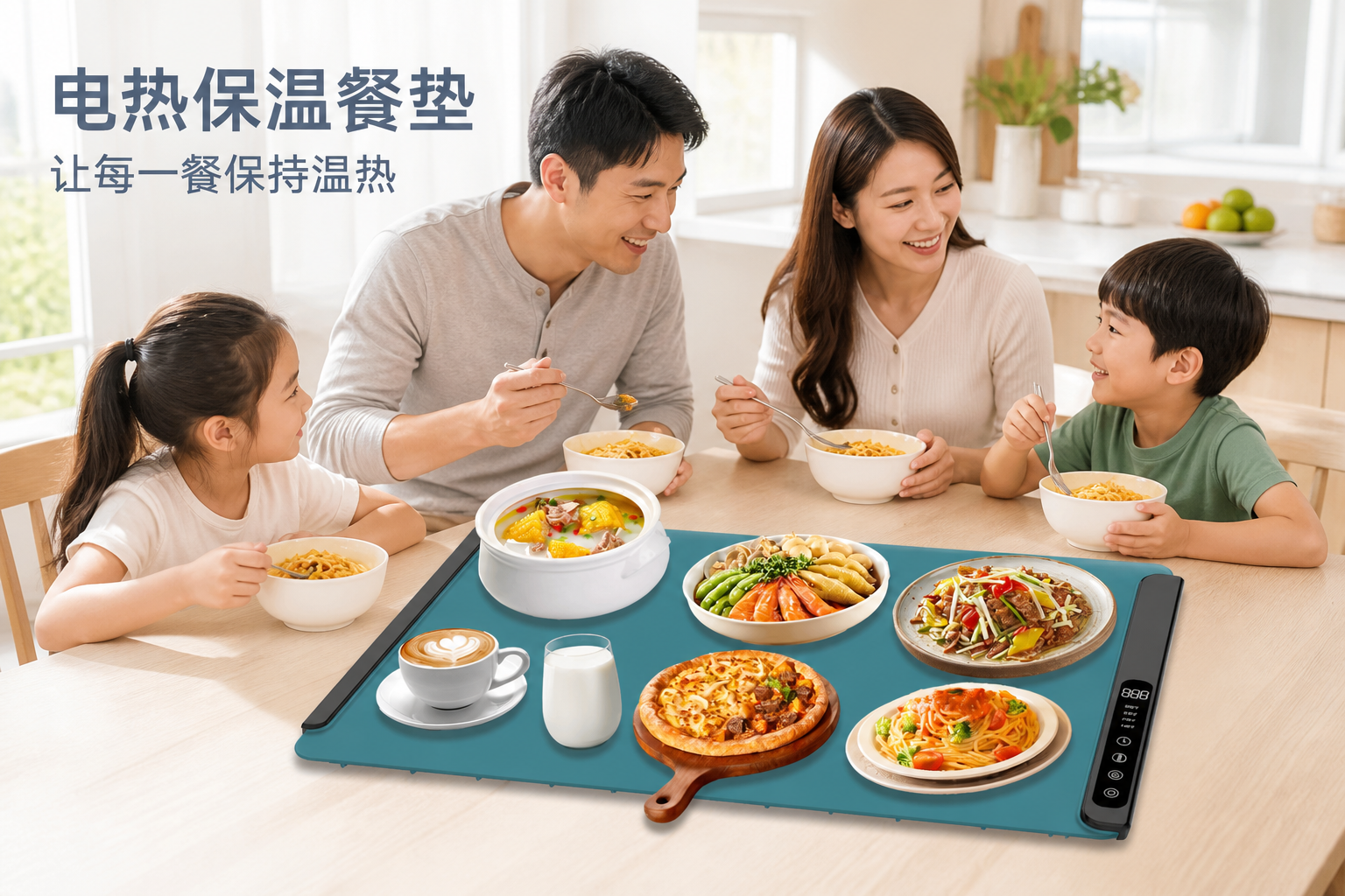 <span style="font-family:inter;"><span style="color:#2f4a52;"><strong>石墨烯发热片、4档控温、可卷收的电热保温餐垫设计</strong></span></span><br /> <link href="https://fonts.googleapis.com/css?family=Inter" rel="stylesheet" type="text/css" />