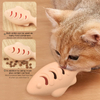 猫薄荷猫咪啃咬硅胶玩具 — 鱼形洁牙设计