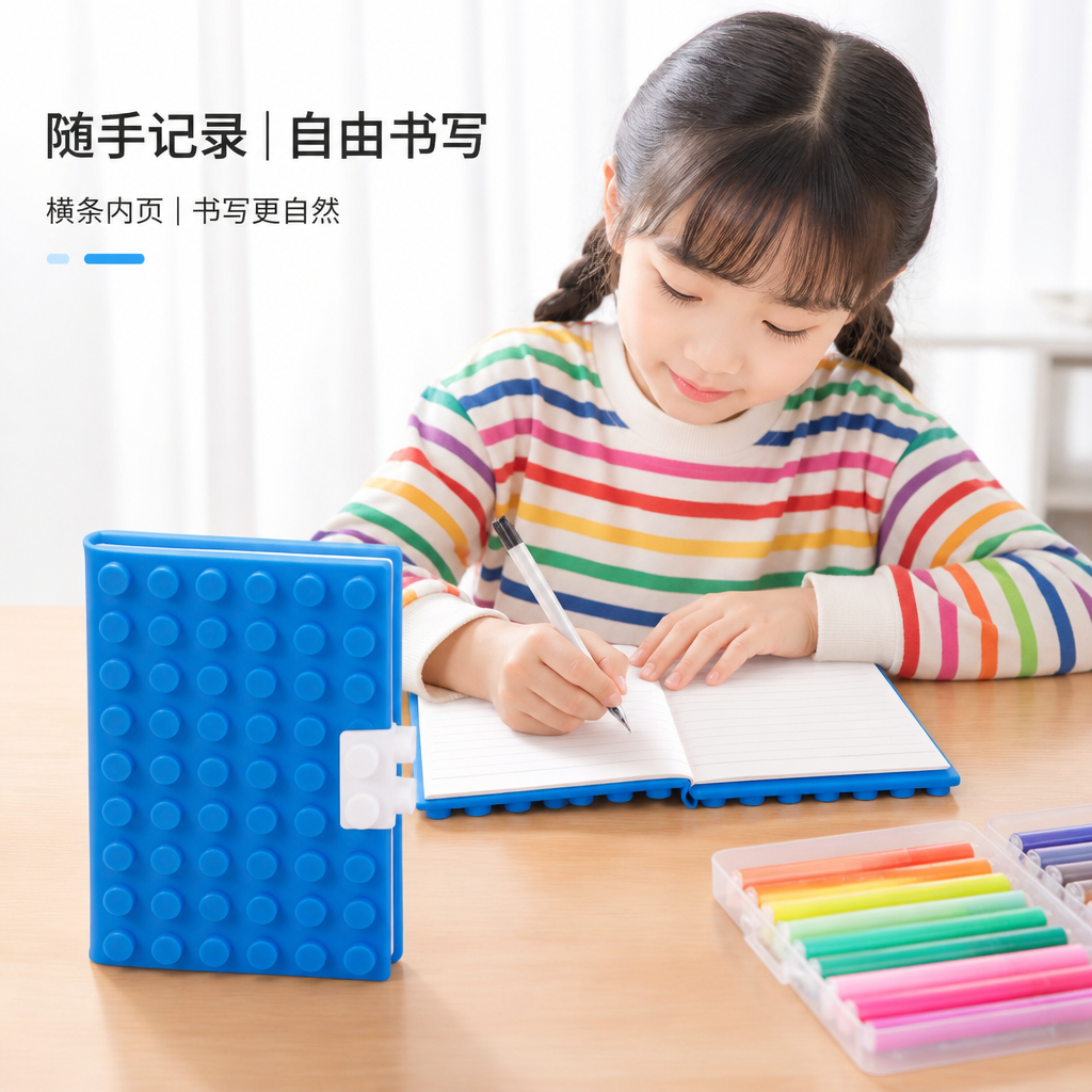 硅胶按压解压笔记本 — 创意便携记事本