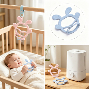 OEM ODM 婴儿出牙硅胶软玩具安全易握婴儿硅胶牙胶